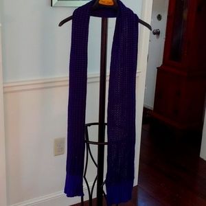 Blue and black scarf from Calvin Klein